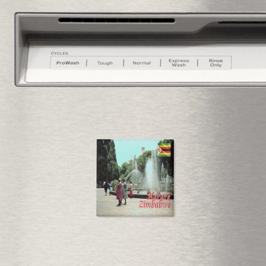 ZW014 HARARE, Zimbabwe, Afrika, Fridge Magneet (Insitu (Vaatwasser))