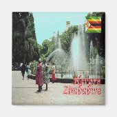 ZW014 HARARE, Zimbabwe, Afrika, Fridge Magneet (Voorkant)
