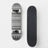 ZW decoratieve azteekse textuur Persoonlijk Skateboard (Voorkant)