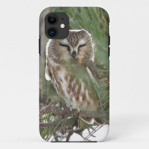 Zw Whett Owl Sleeps buiten Motel op Jersey Shore Case-Mate iPhone Case