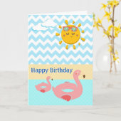 Zwaadvloeren in de waterdag-Kaart Kaart (Gele Bloem)