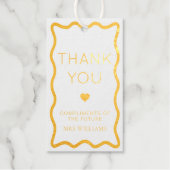 Zwaai Bedank Je Favoriet Cadeaulabels (Voorkant)