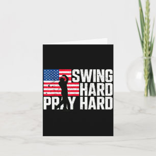 Zwaai hard, bid hard Amerikaanse christelijke golf Kaart