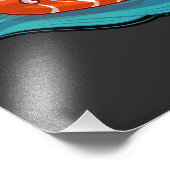 Zwaai met je sushi en geniet van de rit foto afdruk (Hoek)