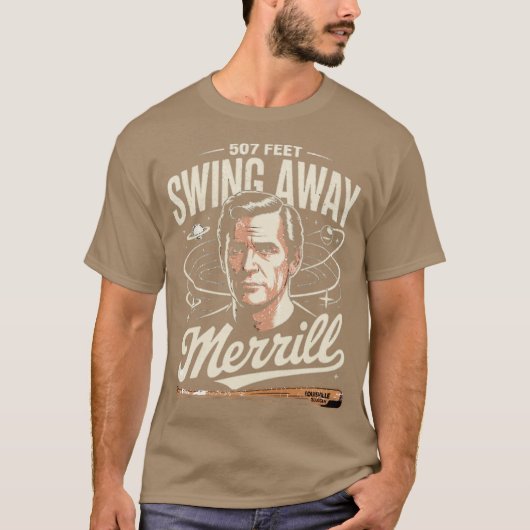 Zwaai Weg Merrill T-shirt (Voorkant)
