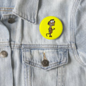 zwaaiaap ronde button 5,7 cm (In situ)