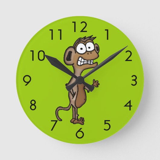 zwaaiaap ronde klok (Voorkant)