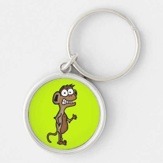 zwaaiaap sleutelhanger (Voorkant)