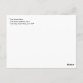 Zwaaien Amerikaanse vlag Briefkaart (Achterkant)