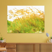 Zwaaiende Grassen in de Bries Canvas Afdruk (Insitu (Woonkamer))