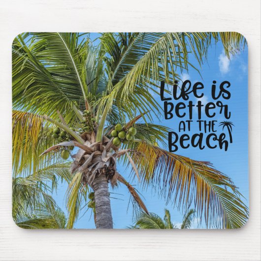 Zwaaiende palmbomen muismat (Voorkant)