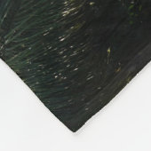 Zwaaiende palmboom onder een heldere hemel fleece deken (Hoek)