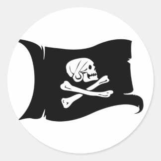 Zwaaiende vlag #5 Henry Elke Ronde Sticker