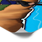 Zwaait omhoog poster (Hoek)