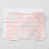 Zwaan 1e verjaardag | Grijs en Roos Gouden Glitter Kaart (Achterkant)