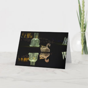 Zwaan 2 2016 van Kerstmis Feestdagen Kaart