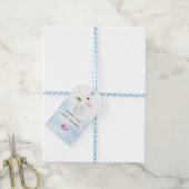 Zwaan aquarel cadeaulabel (Met Touw)