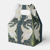 zwaan art nouveau twee zwanen bedankdoosjes (Achterkant)