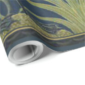 zwaan art nouveau twee zwanen cadeaupapier (Rol Hoek)