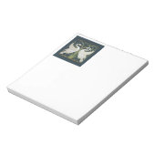 zwaan art nouveau twee zwanen notitieblok (Linkerzijde)