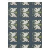 zwaan art nouveau twee zwanen tafelkleed (Voorkant)