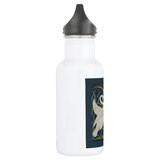 zwaan art nouveau twee zwanen waterfles (Links)