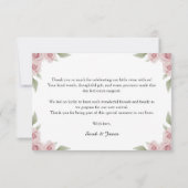 zwaan Baby shower Bedankkaart (Achterkant)