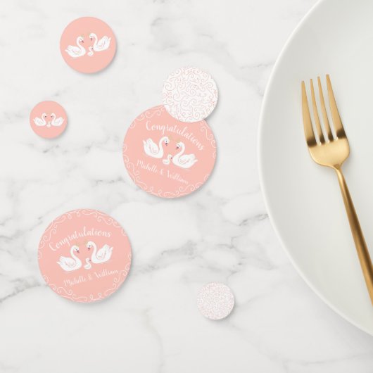 zwaan Baby shower Confetti (Groep)
