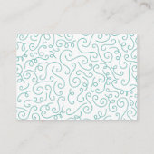 zwaan Baby shower Informatiekaartje (Achterkant)