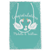 zwaan Baby shower Medium Cadeauzakje (Voorkant)