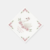 zwaan Baby shower Servet (Hoek)