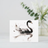 Zwaan Briefkaart (Staand voorkant)