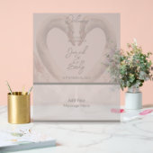 Zwaan bruiloft welkom acryl bord (Huwelijk)