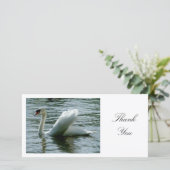 Zwaan - Dank je Bedankkaart (Staand voorkant)