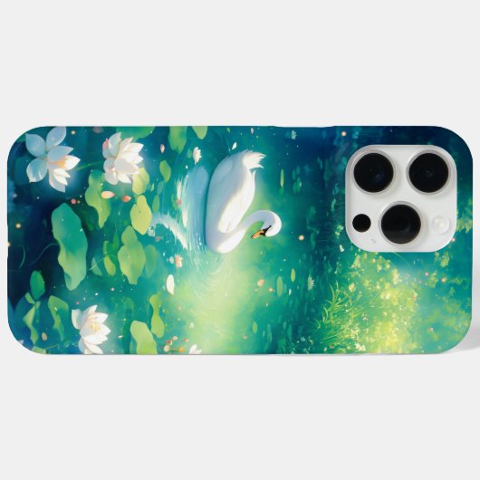 Zwaan elegantie in stille wateren Case-Mate iPhone case (Achterkant (horizontaal))