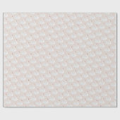 Zwaan Elegantie: ornamentaal wit patroon. Cadeaupapier (Vlak)