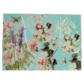 ZWAAN EN BLOEMEN Gift Bag Groot Cadeauzakje (Achterkant)