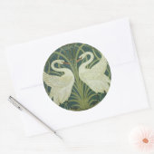Zwaan en Rush Art Nouveau Sticker (Envelop)