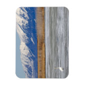Zwaan en sneeuw magneet (Verticaal)