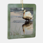 Zwaan Foto Ornament  (Rechts)