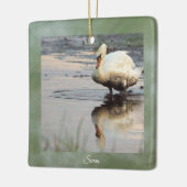 Zwaan Foto Ornament  (Links)