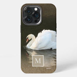 Zwaan Fotograaf Monogram iPhone 13 Pro Hoesje