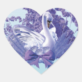 zwaan hart sticker