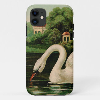 zwaan in het meer iPhone 11 hoesje