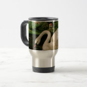  zwaan in het meer reisbeker (Voorkant links)