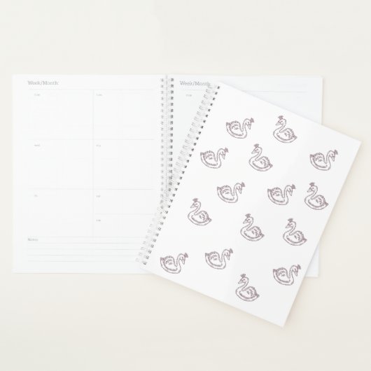 Zwaan in kroon planner (Display)