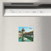 Zwaan in Luzern Zwitserland Reizen Magneet (Insitu (Vaatwasser))