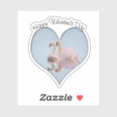 Zwaan Koppel Levenspartners Valentijn Sticker (Vel)