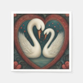 Zwaan Liefde 1 Servet (Voorkant)