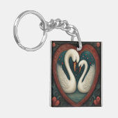Zwaan Liefde 1 Sleutelhanger (Voorkant Links)